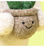 Jellycat Cream Bunny with Plant