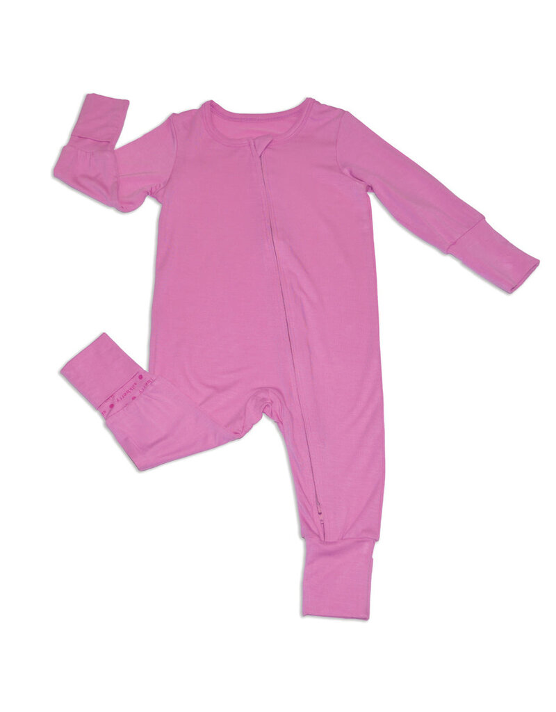 Silkberry Bamboo  2-Way Zipper Romper, Crocus