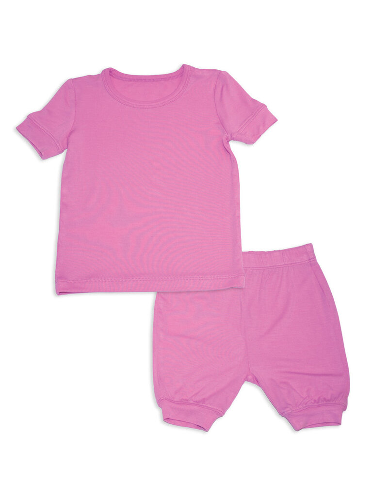 Silkberry Bamboo SS Shorts PJs, Crocus