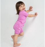 Silkberry Bamboo SS Shorts PJs, Crocus