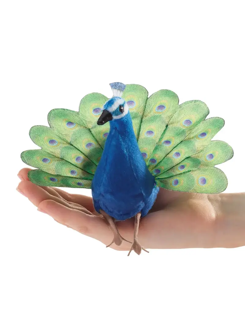 Folkmanis Finger Puppet - Peacock