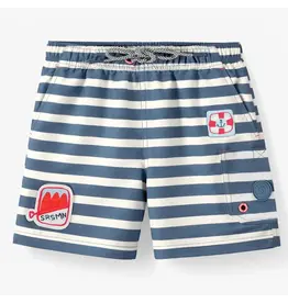 Souris Mini Blue/Cream Swim Shorts