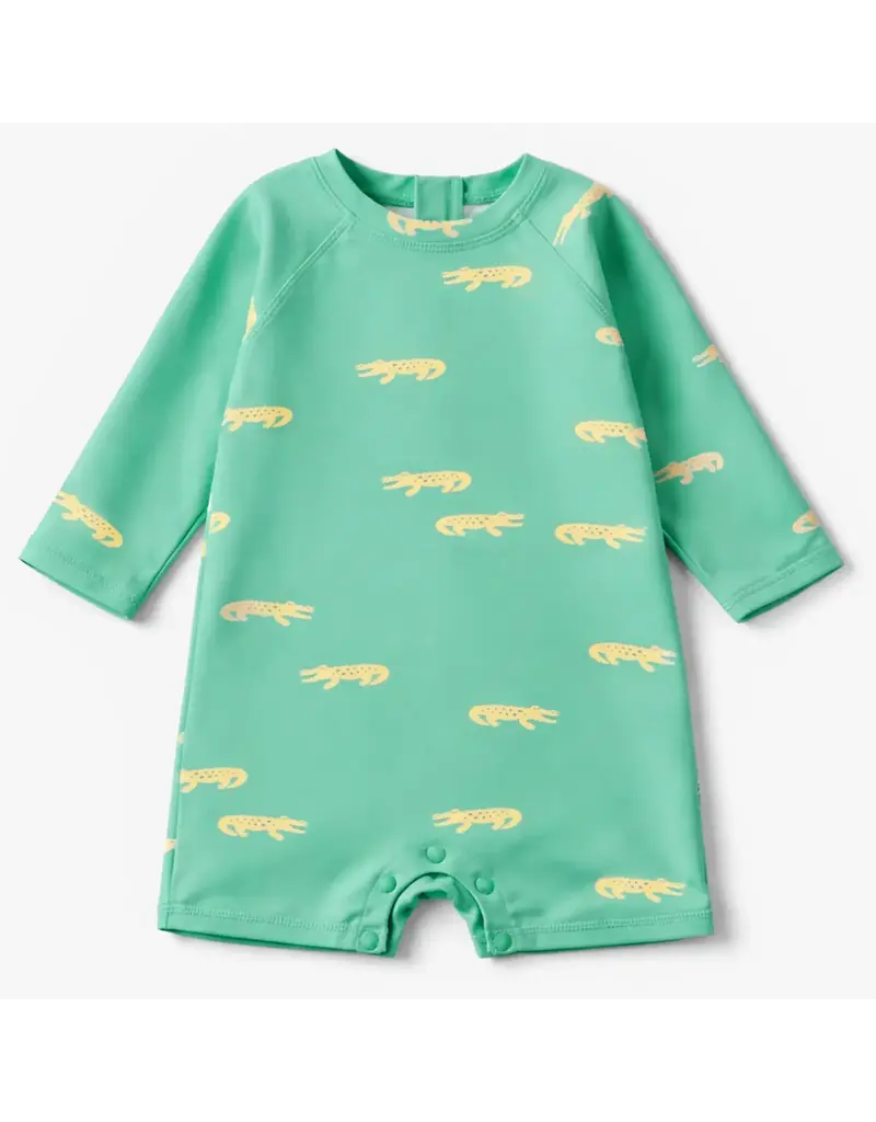 Souris Mini Crocodile UV Suit, Turquoise