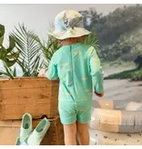 Souris Mini Crocodile UV Suit, Turquoise