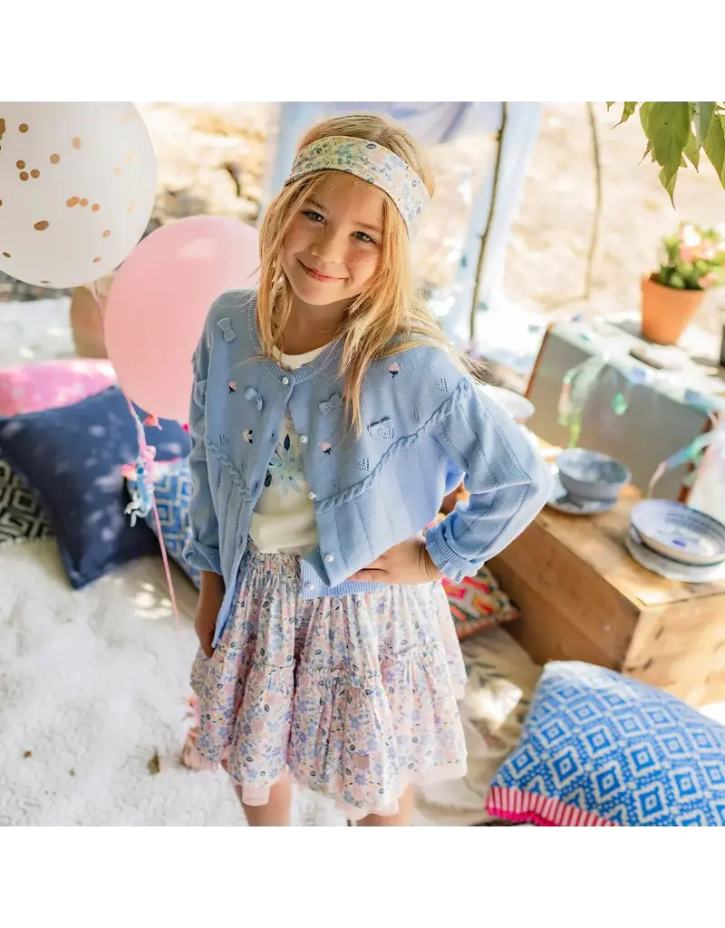 Souris Mini Floral Layered Skirt