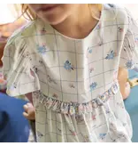 Souris Mini Floral Ruffle Sleeved Dress