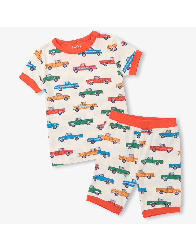 Hatley Trucks Bamboo Short Pajama Set