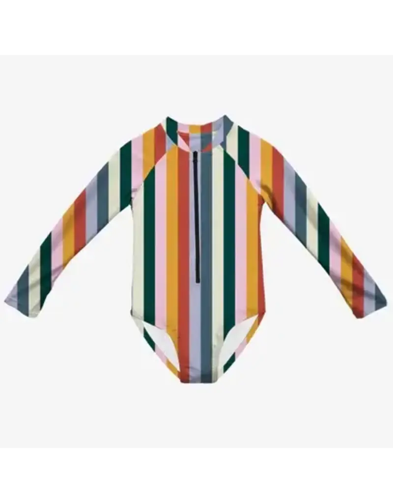 Headster Vertical Delight LS  1-Piece UV Swimsuit