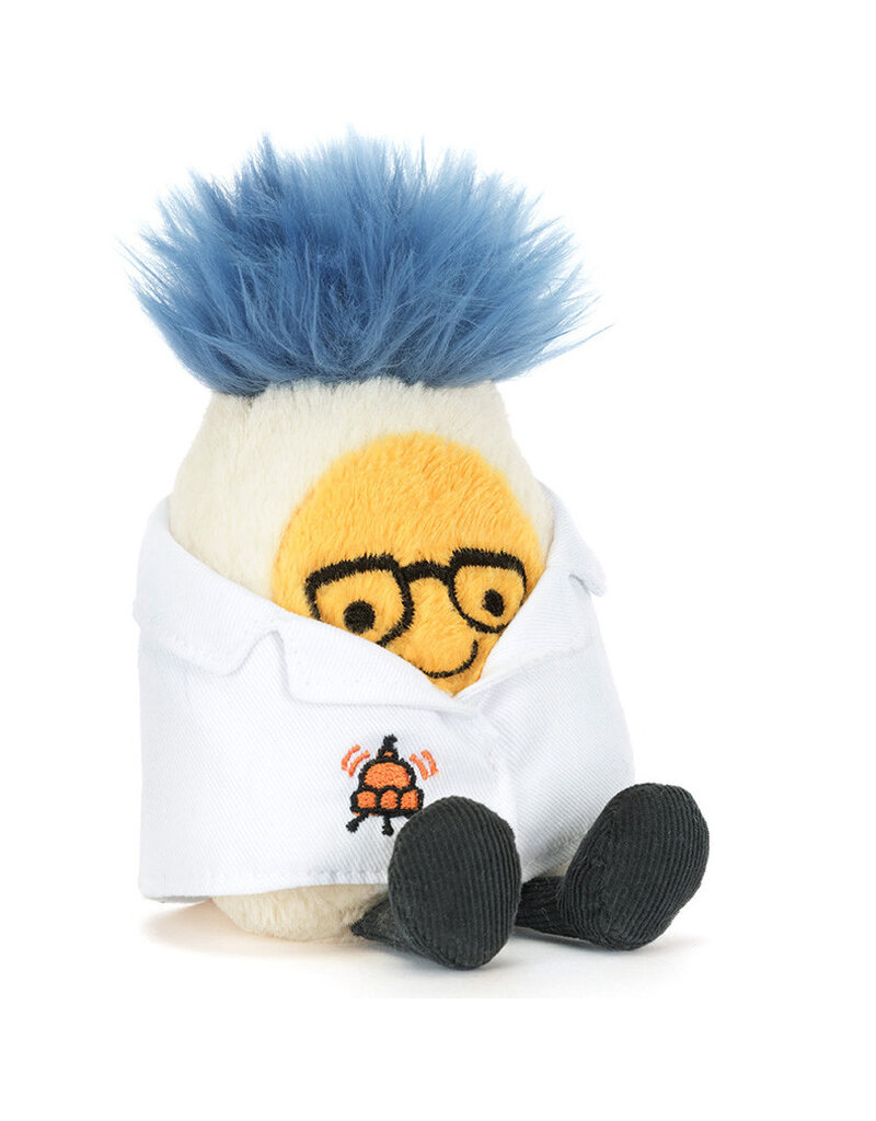Jellycat Amuseables Boiled Egg Scientist Outfit