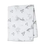 Lulujo Cotton Muslin Swaddle Blanket - Afrique 47x47