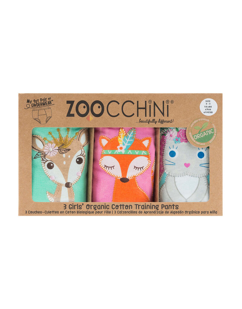 Zoocchini Organic Training Pants - Woodland Princess