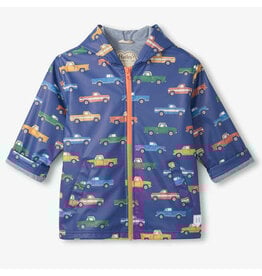 Hatley Trucks Zip-Up Rain Jacket