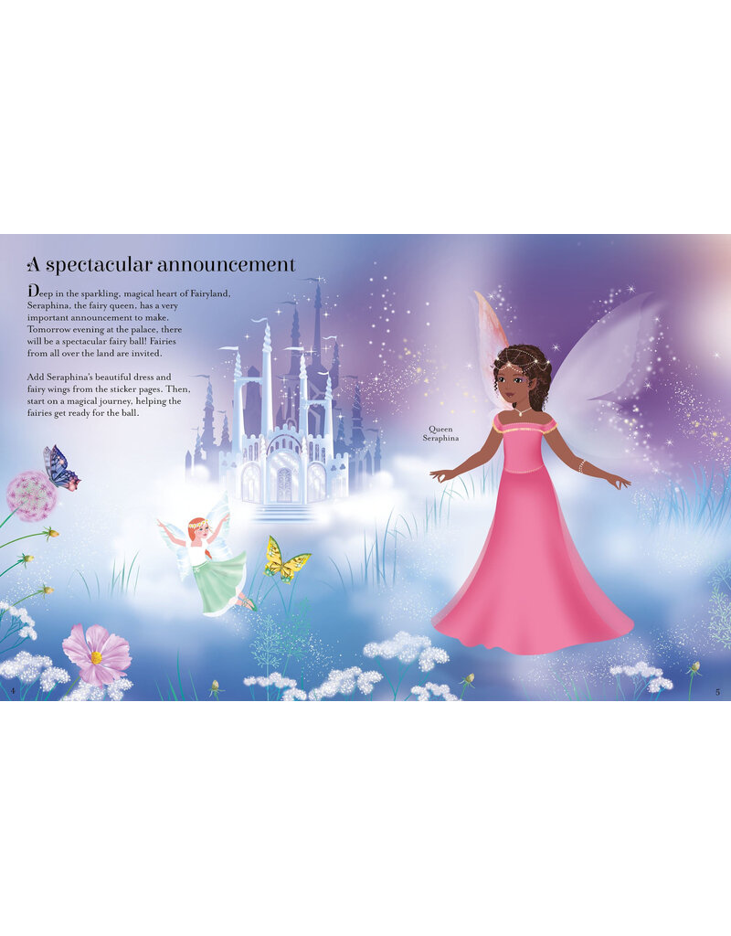 Usborne Sticker Dolly Dressing Spectacular Activity Book