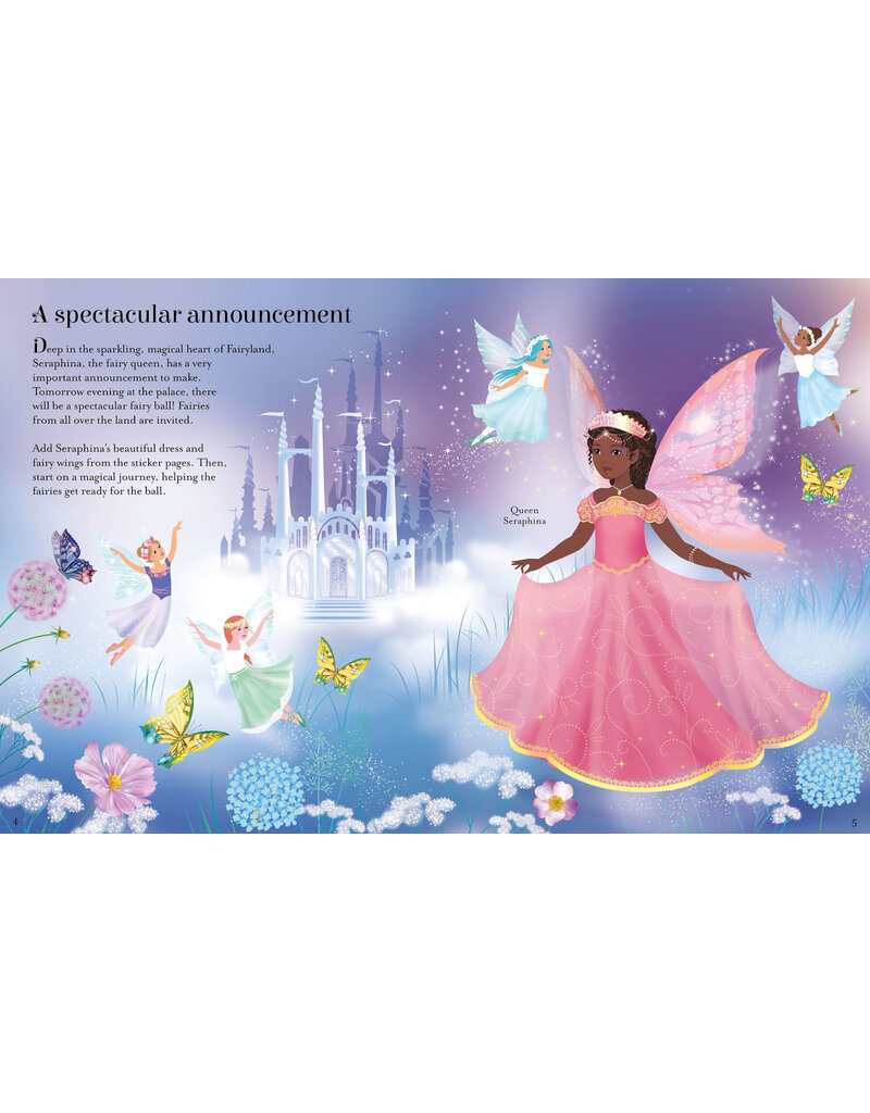 Usborne Sticker Dolly Dressing Spectacular Activity Book