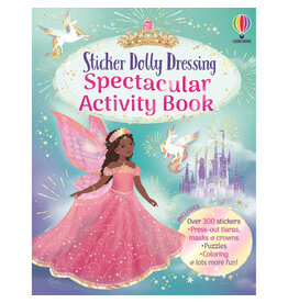 Usborne Sticker Dolly Dressing Spectacular Activity Book