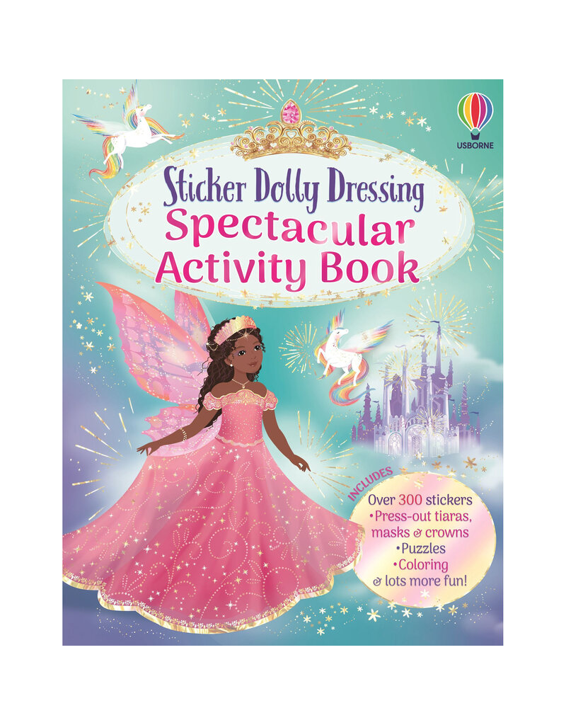 Usborne Sticker Dolly Dressing Spectacular Activity Book