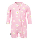 Jan and Jul Pink Daisy 1-pc UV Shorts Suit