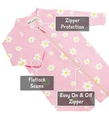 Jan and Jul Pink Daisy 1-pc UV Shorts Suit