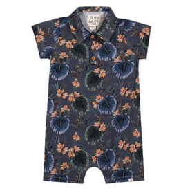 Me & Henry Molokai Romper, Navy