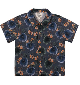 Me & Henry Maui Woven Shirt, Navy