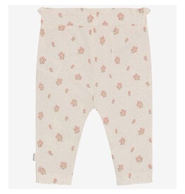Floral Baby Leggings, Vanilla