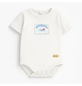 Souris Mini French Sardine Onesie, Cream