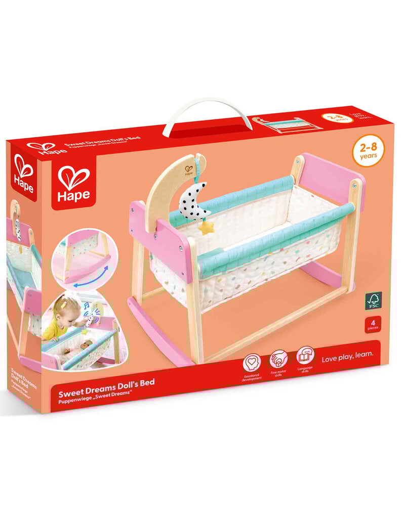 Hape Toys Sweet Dreams Doll's Bed