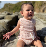 Vignette Maisie Pink Floral Bubble Romper