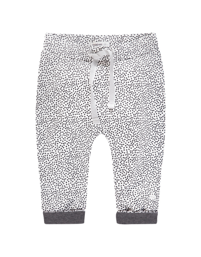 Noppies Basics Kirsten Organic Cotton Dot Pants - White