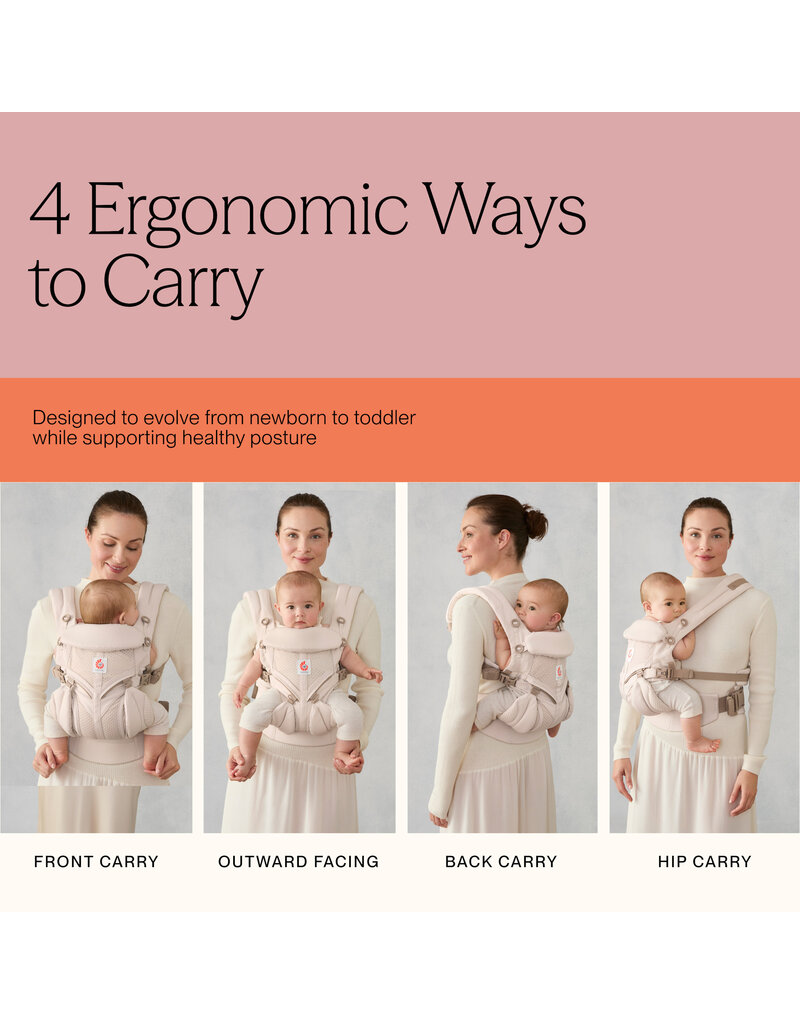 ErgoBaby Omni Classic (360) Baby Carrier All-In One, Pure Black