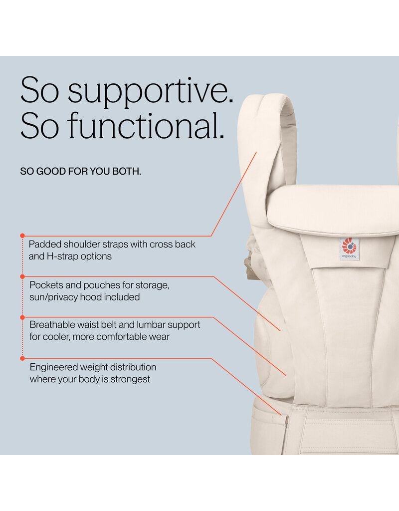 ErgoBaby Omni Deluxe  Baby Carrier. Camel