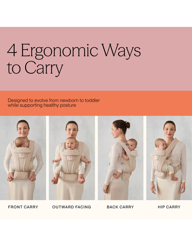 ErgoBaby Omni Deluxe  Baby Carrier. Onxy Black