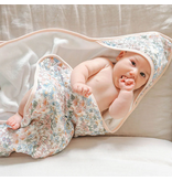 Loulou Lollipop English Garden Hooded Towel & Cloth