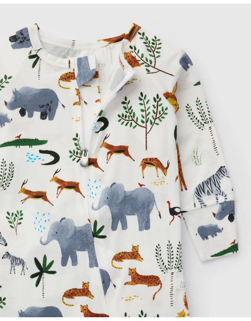 Loulou Lollipop Tencel™ Sleeper - Safari Jungle