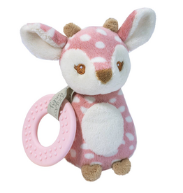 Douglas Toys Farrah Pink Fawn Playtivity Rattle