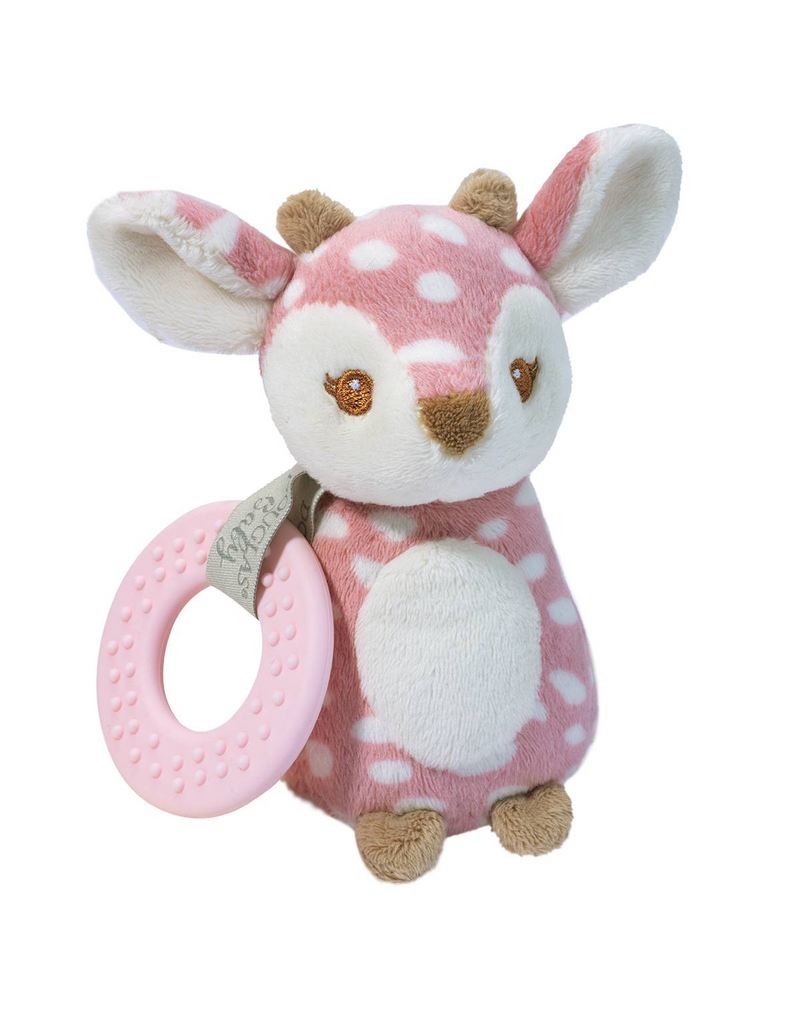 Douglas Toys Farrah Pink Fawn Playtivity Rattle