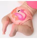 Zoocchini Knit Swim Diaper 2 Piece Set - Franny Flamingo