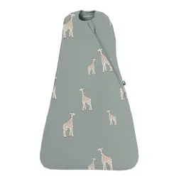 Bamboo Swaddle Sack,  NB-3m, Giraffe, 1.0 TOG