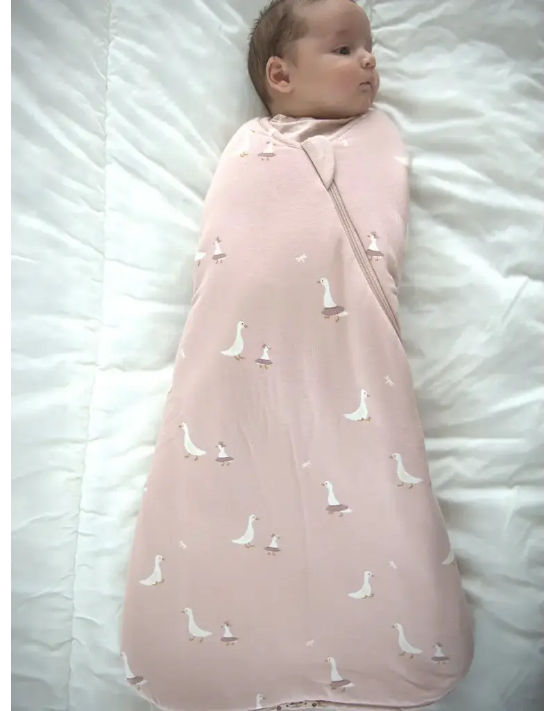 Bamboo Swaddle Sack,  NB-3m, Tutu Goose, 1.0 TOG