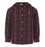 Check Hooded LS Shirt