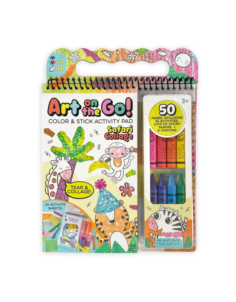 Bright Stripes Art on the Go! Collage Fun Jungle 3y+