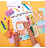 Bright Stripes Art on the Go! Collage Fun Jungle 3y+
