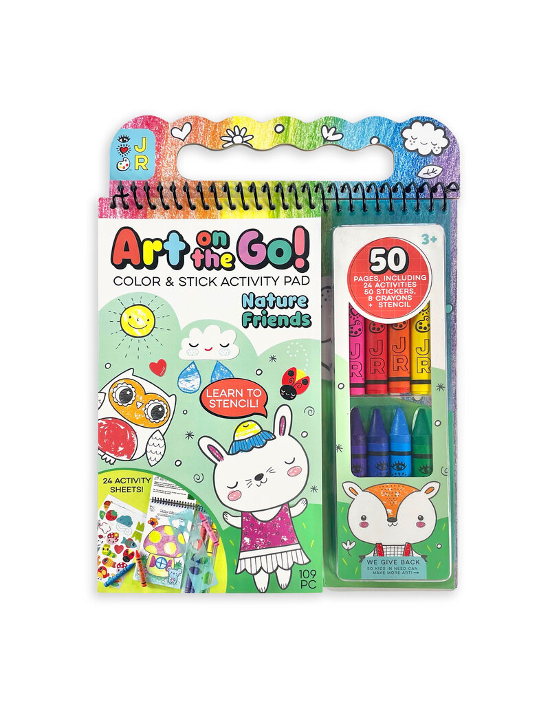Bright Stripes Art on the Go! Nature Friends 3y+
