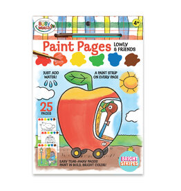 Bright Stripes Busy Town Paint Pages 4y+