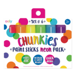 Ooly Chunkies Neon  Paint Sticks - 6pk 3y+
