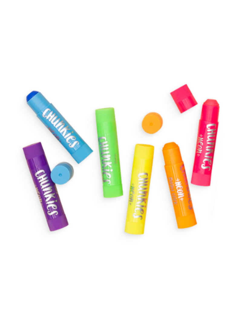 Ooly Chunkies Neon  Paint Sticks - 6pk 3y+