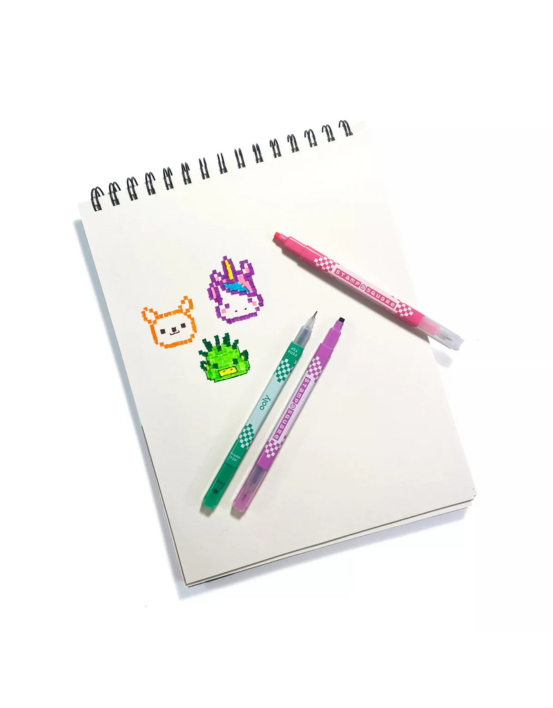 Ooly Stamp-a-Square: Double Ended Markers (12pk) 5y+