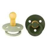 Bibs BIBS Pacifier 2pk 18-36m, Sage/Hunter Green