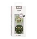 Bibs BIBS Pacifier 2pk 18-36m, Sage/Hunter Green