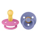 Bibs BIBS Pacifier 2pk 6-18m, Bubblegum/Peri
